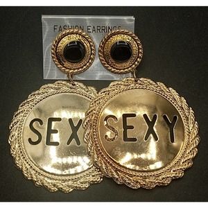 Vintage Pierced Earrings 1980's 1990's New Old Stock